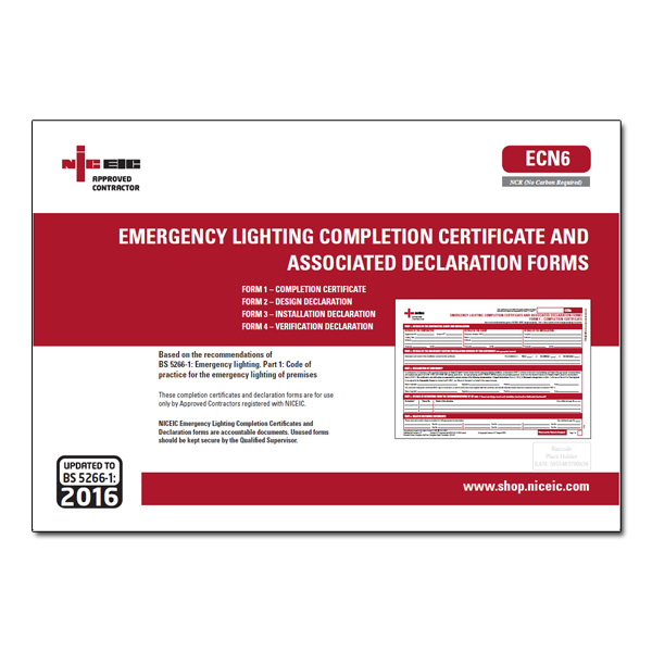 Emergency Lighting Certificate
